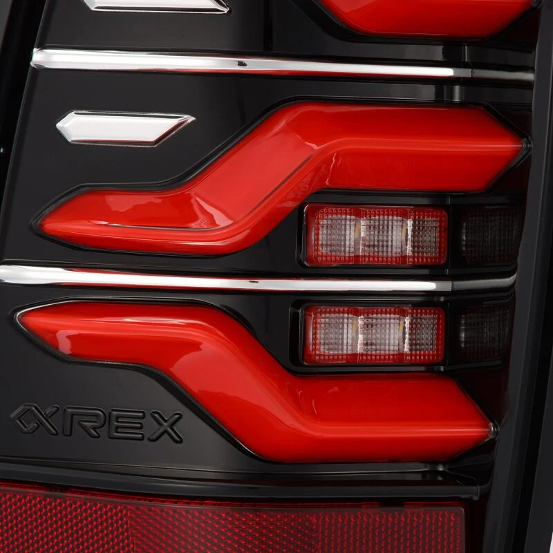 AlphaRex LUXX LED Taillights Black-Red for 2005-2015 Toyota Tacoma - Image 3