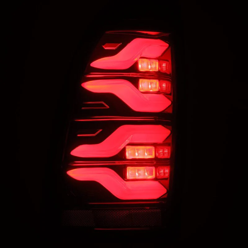 AlphaRex LUXX LED Taillights Black-Red for 2005-2015 Toyota Tacoma - Image 6