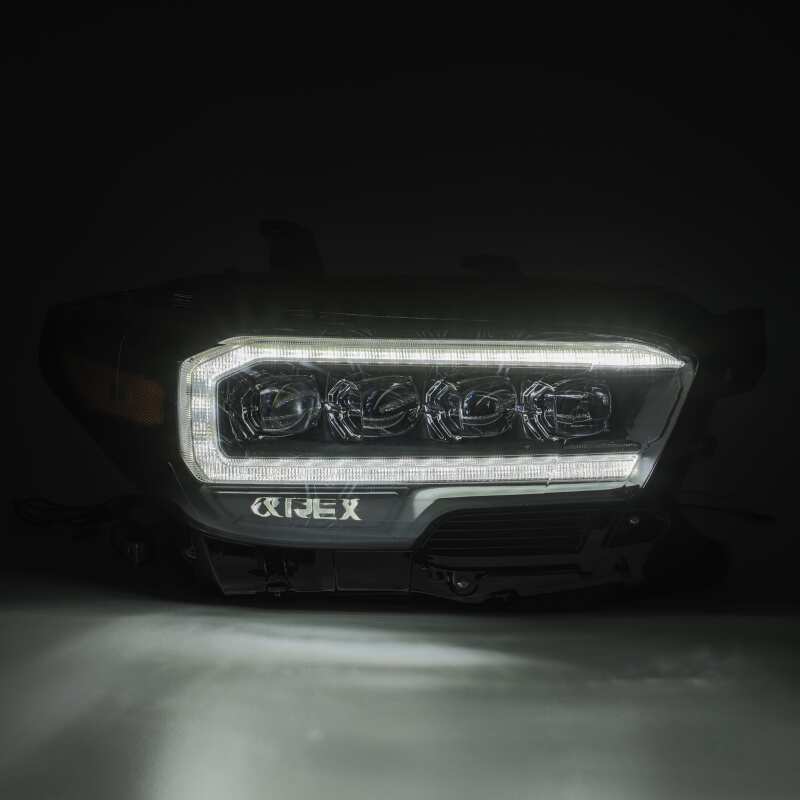 AlphaRex NOVA-Series LED Projector Headlights Plank Style Design Black for 2016-2023 Toyota Tacoma - Image 3