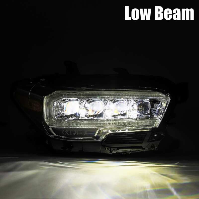 AlphaRex NOVA-Series LED Projector Headlights Plank Style Design Black for 2016-2023 Toyota Tacoma - Image 8