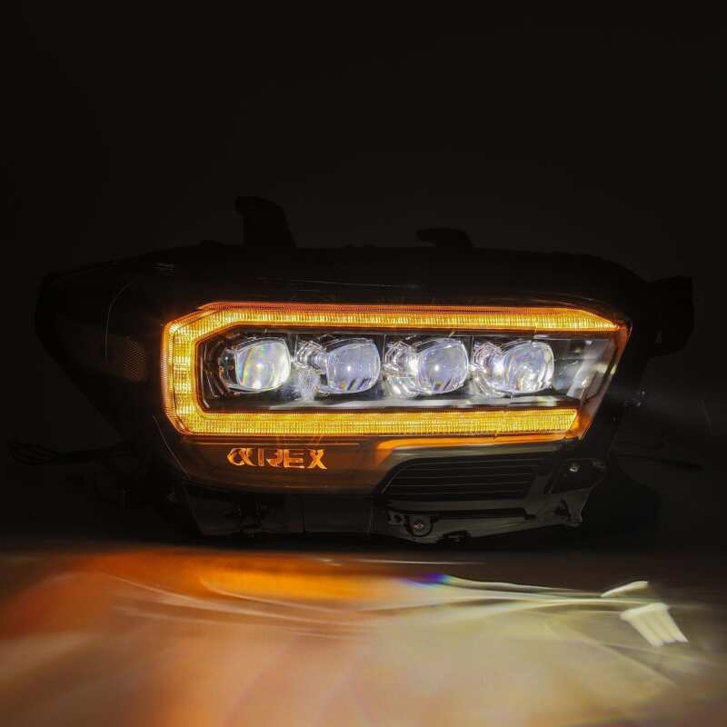 AlphaRex NOVA-Series LED Projector Headlights Plank Style Design Chrome for 2016-2023 Toyota Tacoma - Image 4