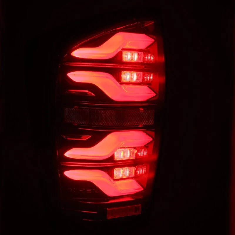 AlphaRex LUXX LED Taillights Black-Red for 2016-2023 Toyota Tacoma - Image 11